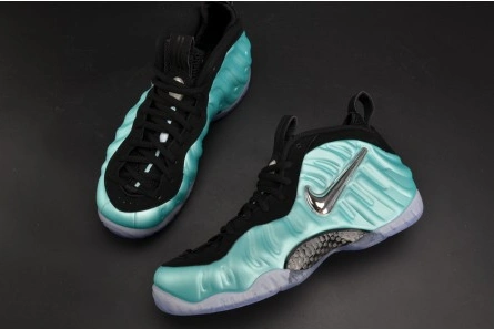 Nike Air Foamposite Pro "Island Green" Metallic Platinum mens 624041-303 Durable 1565