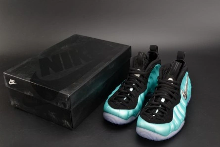 Nike Air Foamposite Pro "Island Green" Metallic Platinum mens 624041-303 Durable 1565