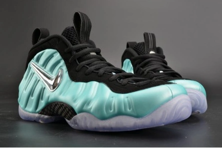 Nike Air Foamposite Pro "Island Green" Metallic Platinum mens 624041-303 Durable 1565