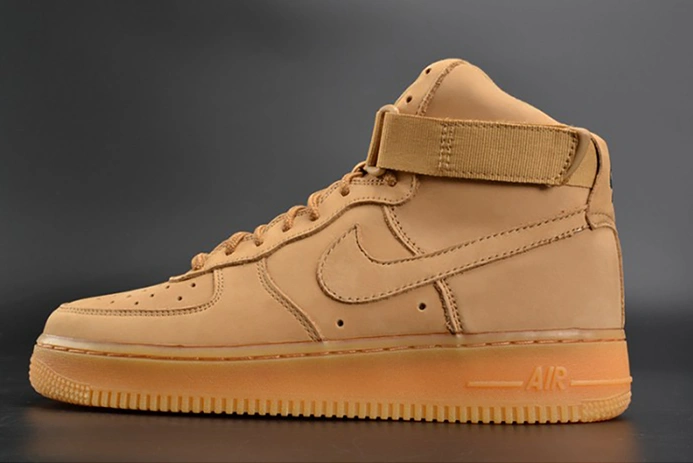 Nike Air Force 1 High '07 LV8 WB Wheat Flax  Basketball Shoes 882096-200 Vibrant 1258