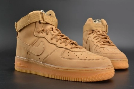 Nike Air Force 1 High '07 LV8 WB Wheat Flax  Basketball Shoes 882096-200 Vibrant 1258
