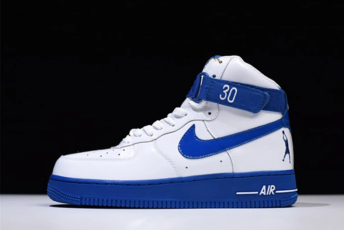 Nike Air Force 1 High Sheed Rude Awakening  White Royal AQ4229-100 Trendsetting 1243