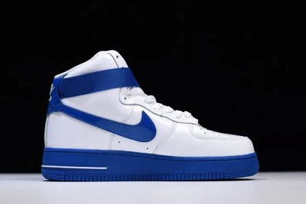 Nike Air Force 1 High Sheed Rude Awakening  White Royal AQ4229-100 Trendsetting 1243