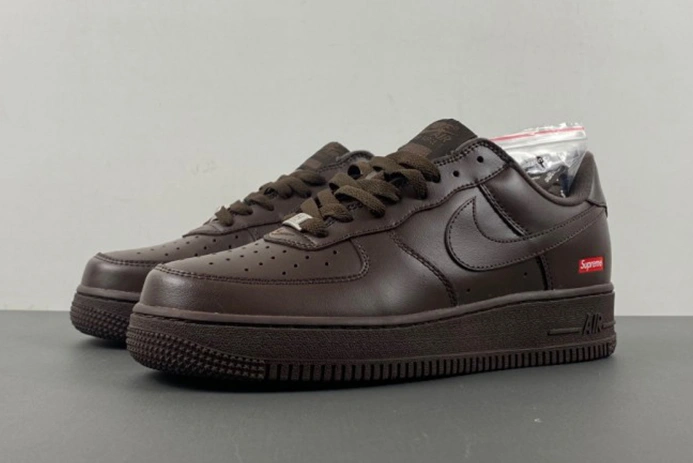 Nike Air Force 1 Low Supreme Baroque Brown CU9225-200 EasyMatch 1172