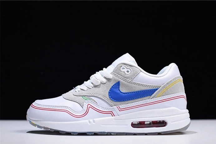 Practical Nike Air Max 1 Centre Pompidou Pack White Multi AV3735-002 1311