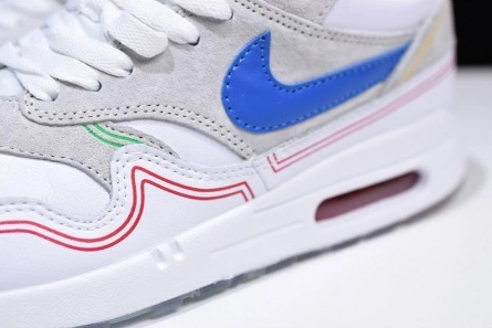 Practical Nike Air Max 1 Centre Pompidou Pack White Multi AV3735-002 1311