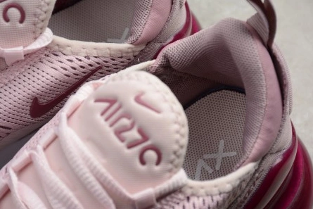 Nike Air Max 270 Barely Rose Pink White Women AH6789-601 Popular 1452