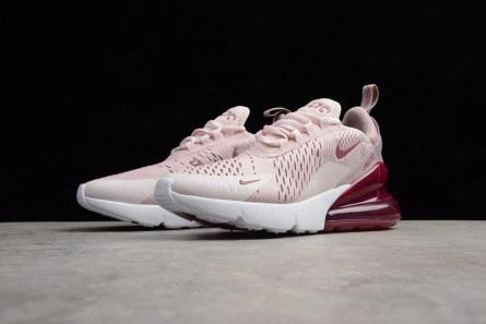 Nike Air Max 270 Barely Rose Pink White Women AH6789-601 Popular 1452