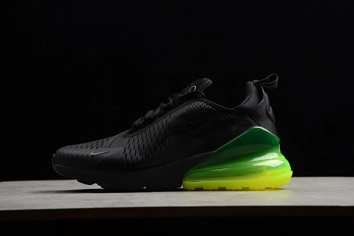 Flexible Nike Air Max 270 Black Volt Green Neon mens AH8050-011 1436