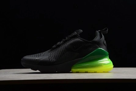 Flexible Nike Air Max 270 Black Volt Green Neon mens AH8050-011 1436