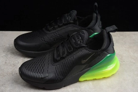 Flexible Nike Air Max 270 Black Volt Green Neon mens AH8050-011 1436