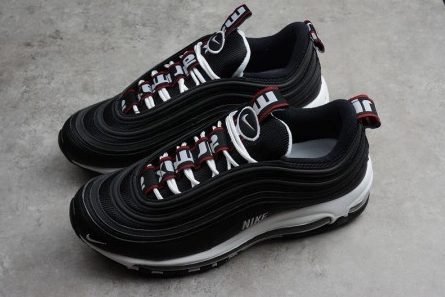 Nike Air Max 97 Black White 312834-008 Elegant 1414