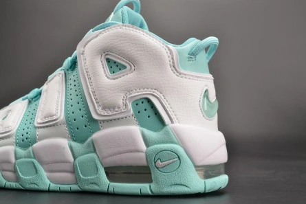 Classic Nike Air More Uptempo GS "Island Green" womens 415082-300 1510