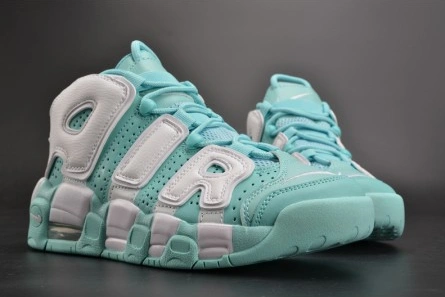 Classic Nike Air More Uptempo GS "Island Green" womens 415082-300 1510