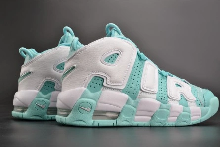 Classic Nike Air More Uptempo GS "Island Green" womens 415082-300 1510