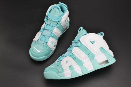 Classic Nike Air More Uptempo GS "Island Green" womens 415082-300 1510