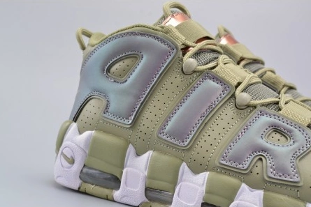 Nike Air More Uptempo "Iridescent" Dark Stucco White 917593-001 Sophisticated 1509
