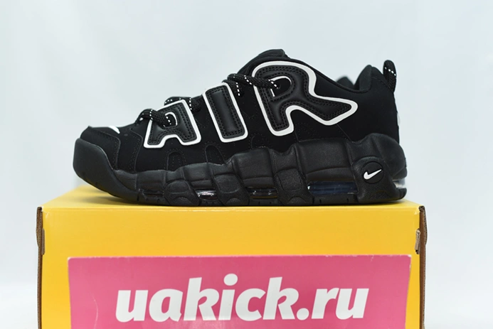 Comfortable Nike Air More Uptempo Low AMBUSH Black  FB1299-001 1517