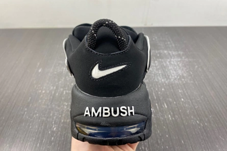 Comfortable Nike Air More Uptempo Low AMBUSH Black  FB1299-001 1517