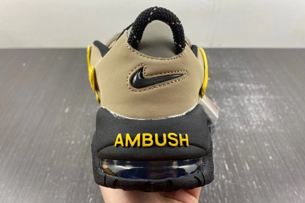 Nike Air More Uptempo Low AMBUSH Vivid Sulfur Limestone  FB1299-200 Elegant 1513