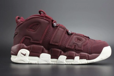 Minimalist Nike Air More Uptempo "Night Maroon" mens 921949-600 1531