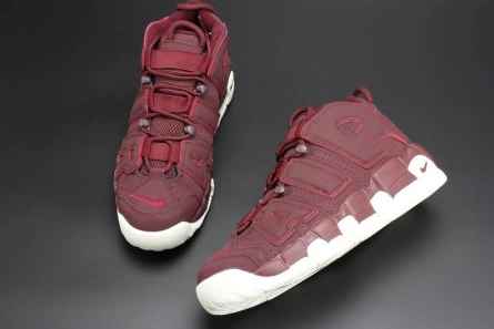 Minimalist Nike Air More Uptempo "Night Maroon" mens 921949-600 1531