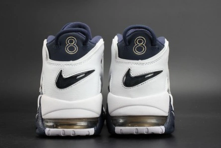 Nike Air More Uptempo "Olympic" White Midnight Navy mens 414962-104 BestValue 1535