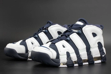 Nike Air More Uptempo "Olympic" White Midnight Navy mens 414962-104 BestValue 1535