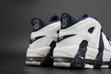 Nike Air More Uptempo "Olympic" White Midnight Navy mens 414962-104 BestValue 1535