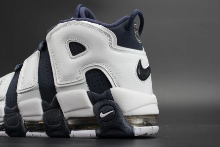 Nike Air More Uptempo "Olympic" White Midnight Navy mens 414962-104 BestValue 1535