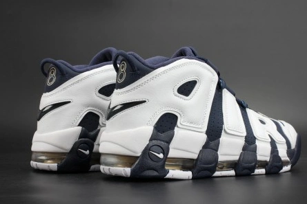 Nike Air More Uptempo "Olympic" White Midnight Navy mens 414962-104 BestValue 1535