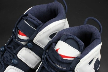Nike Air More Uptempo "Olympic" White Midnight Navy mens 414962-104 BestValue 1535