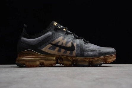 BestValue Nike Air VaporMax 2019 Black Metallic Gold AR6631-002 1497