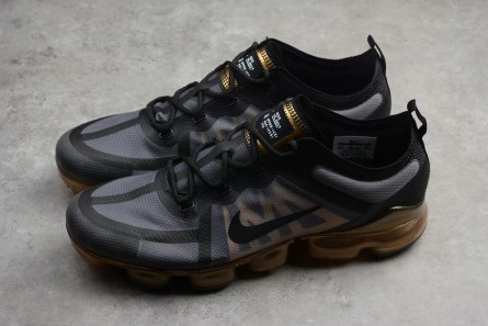 BestValue Nike Air VaporMax 2019 Black Metallic Gold AR6631-002 1497