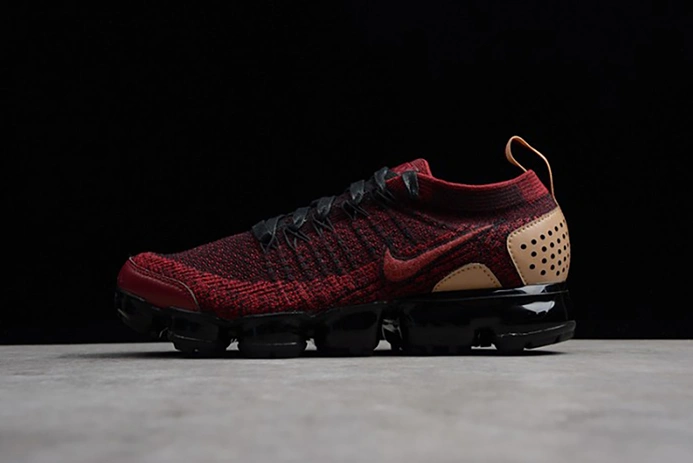 Nike Air VaporMax Flyknit 2 NRG Team Red Vachetta Tan AT8955 -600 Bold 1496