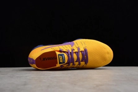 Nike Air VaporMax Flyknit 2018 Lemon Yellow Purple  mens AA3858-104 WellDesigned 1490