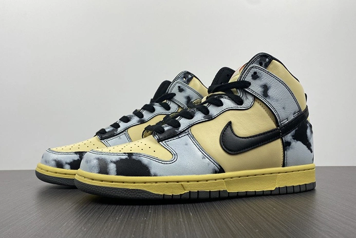 Nike Dunk High 1985 Black Acid Wash DD9404-700 EyeCatching 1070