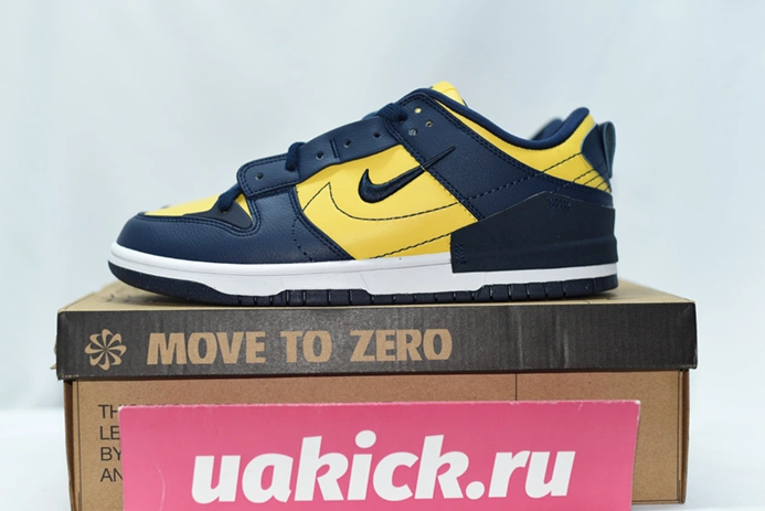 Breathable Nike Dunk Low Disrupt 2 Michigan (Women's) DV4024-400 954