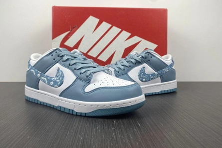 Nike Dunk Low Essential Paisley Pack Worn Blue  DH4401-101 Soft 1059