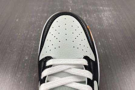 Affordable Nike Dunk Low Grey Black Orange Mini Swoosh  FN7808-001 1010