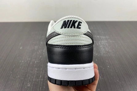 Affordable Nike Dunk Low Grey Black Orange Mini Swoosh  FN7808-001 1010