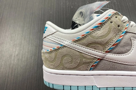 Versatile Nike Dunk Low SE Barber Shop Grey DH7614-500 1068