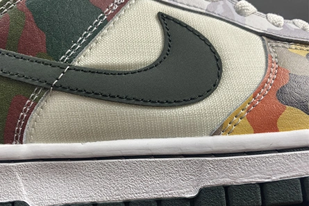Nike Dunk Low SE Sail Multi-Camo  DH0957-100 Unique 1039