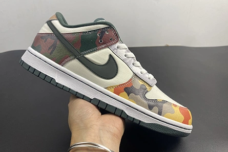 Nike Dunk Low SE Sail Multi-Camo  DH0957-100 Unique 1039