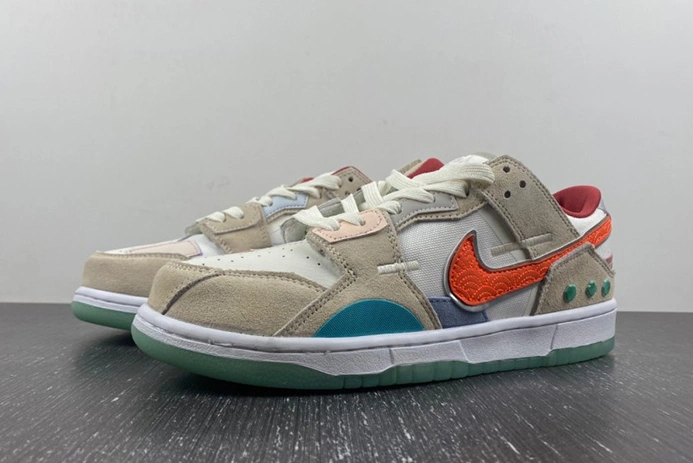 Nike Dunk Low Scrap Shapeless, Formless, Limitless  DQ4975-181 Bright 992