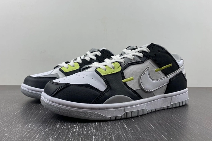 SportInspired Nike Dunk Low Scrap Wolf Grey Light Lemon Twist  DC9723-001 993