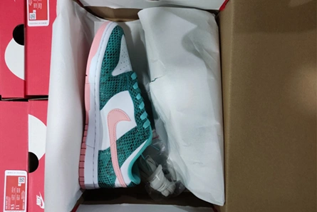 Nike Dunk Low Snakeskin Washed Teal Bleached Coral  DR8577-300 Flexible 1052