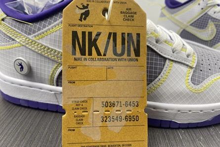 Nike Dunk Low Union Passport Pack Grey Purple  DJ9649-500 Practical 1062