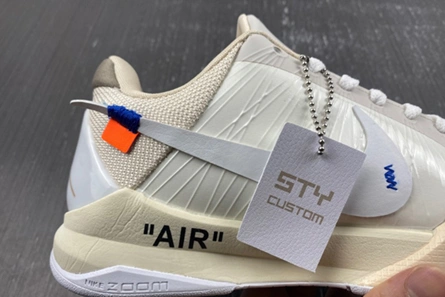 Comfortable Nike Kobe 5 Protro Undefeated Rice White DB4796-101 906