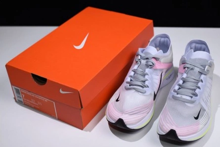 Unique Nike Mens Lab Zoom Fly SP Swoosh Pinwheel Light Gray White Pink Yellow AA3172-106 1559